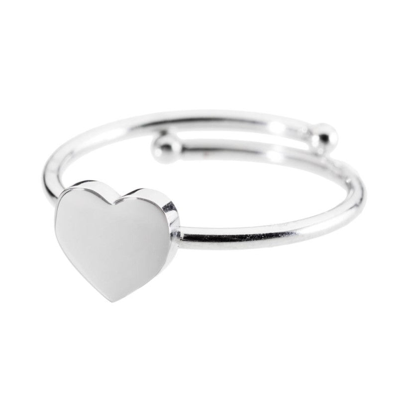 Anello con cuore 18AN022-S