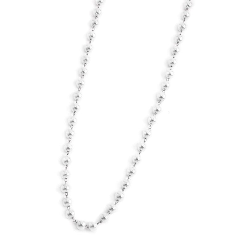 Collana catena con perle 4,3mm