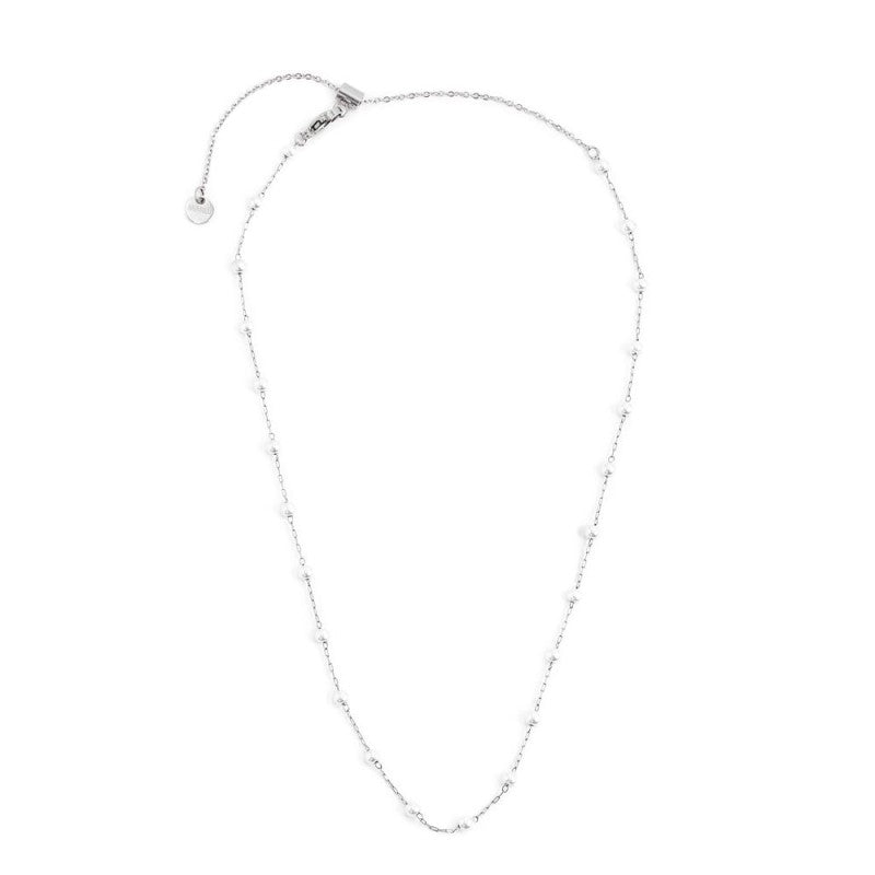 Collana catena con perle 2CA0031-W