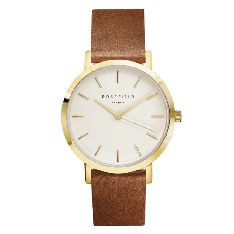 The Gramercy Gold White/Brown